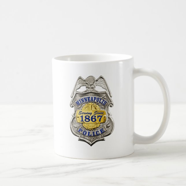 Mug La police de Minneapolis Minnesota Badge (Droite)