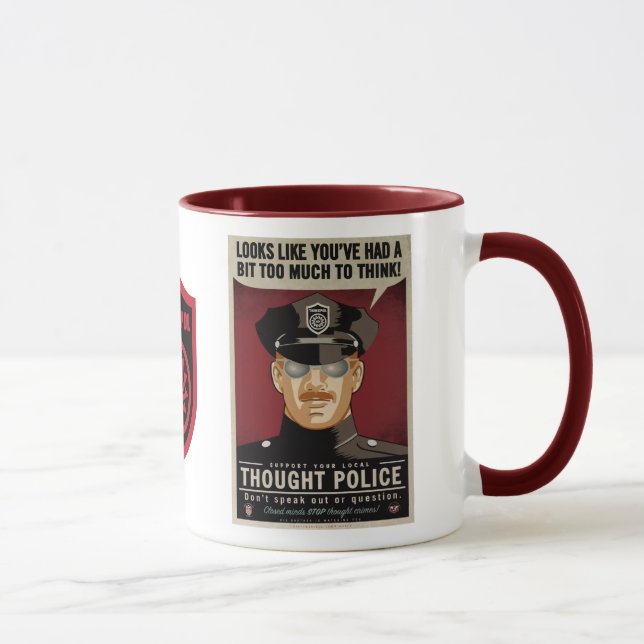 Mug La police de pensée attaque (Droite)