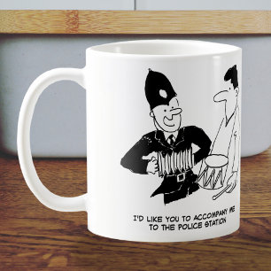 Mug La police veut que l'homme l'accompagne