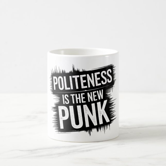 Mug La Politesse Est Le Nouveau Punk (Centre)