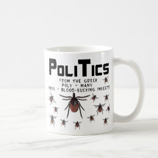 Mug La politique signifie de nombreux insectes suceurs