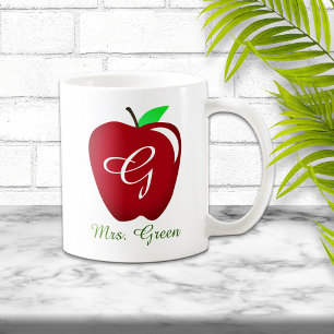 Mug La pomme brillante de l'enseignant