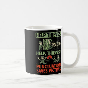 Mug La ponctuation sauve les victimes Drôle de grammai