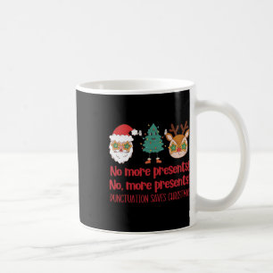 Mug La ponctuation sauve Noël Lecture Enseignant Ela G
