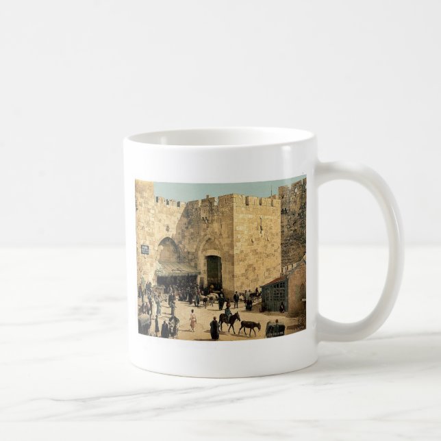 Mug La porte de Jaffa, Jérusalem, photo de classique (Droite)