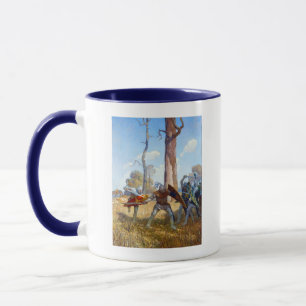 Mug La pose de sir Lamorak, vers 1922 par N.C. Wyeth