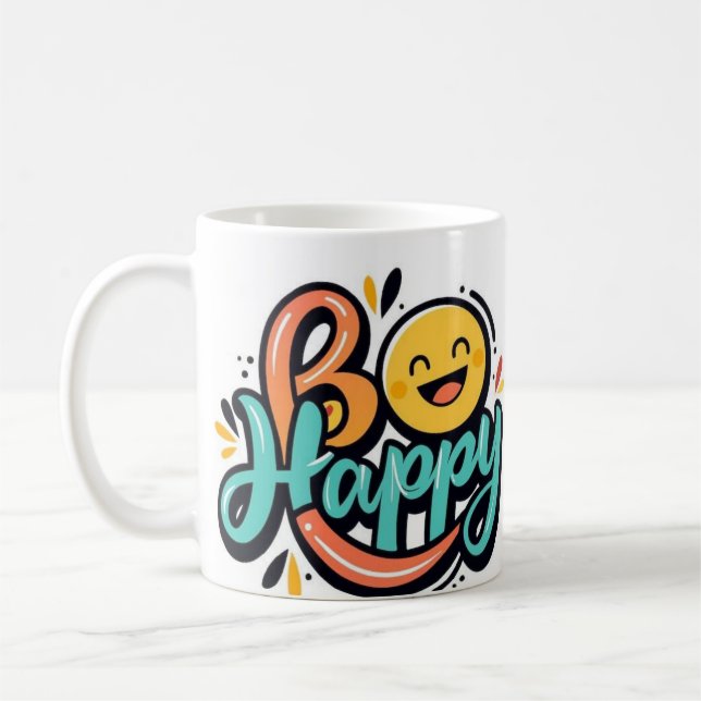 Mug La poursuite du bonheur : trouver la joie au quoti (Gauche)