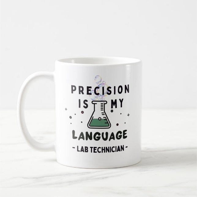 Mug La précision est mon langage – Piloté par les déta (Gauche)