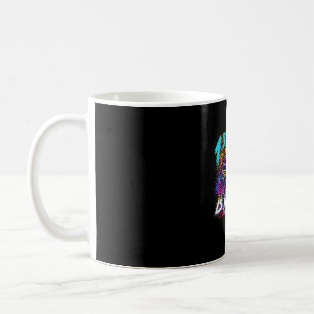 Mug La première année est jam rétro retour à l'école e (Gauche)