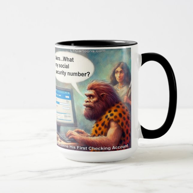 Mug La première connexion de Yarg : faire ses comptes  (Droite)