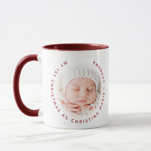 Mug La première photo de la typographie rouge de Noë