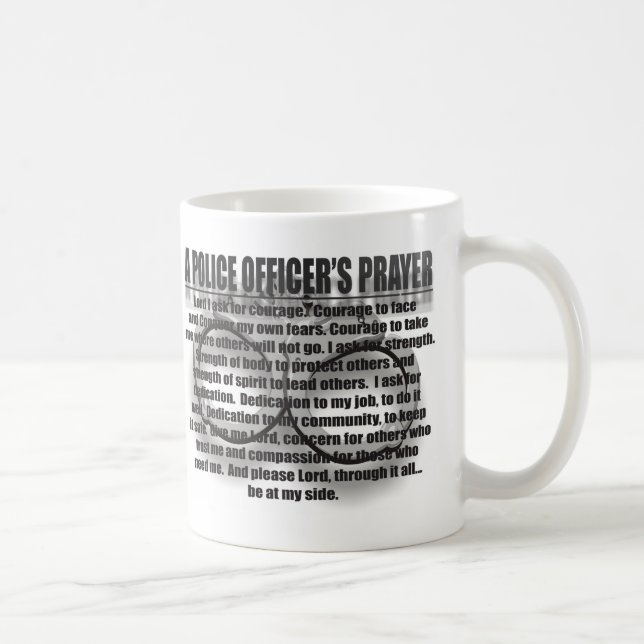 MUG LA PRIÈRE DU POLICIER (Droite)