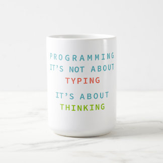 Mug La programmation est de la réflexion, pas de la sa