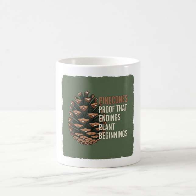 Mug La promesse À feuillage persistant - Conception de (Centre)