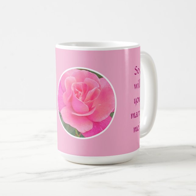 MUG LA PROPOSITION DE MARIAGE DE LA JOURNÉE DE VALENTI (Devant droit)