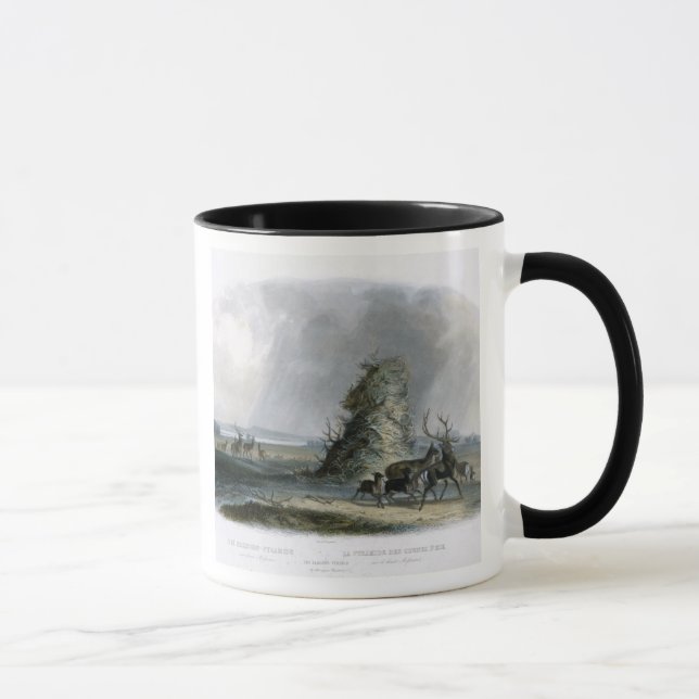 Mug La pyramide d'Elkhorn sur le Missouri supérieur, (Droite)