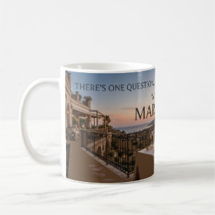Mug La question révèle une proposition de mariage roma