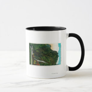 Mug La queue de cheval tombe en gorge du fleuve