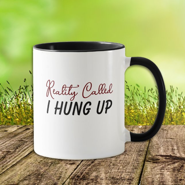 Mug La Réalité Drôle Appelée Monogram (Créateur téléchargé)