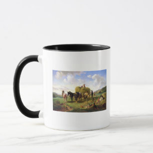 Mug La récolte de foin, 1869