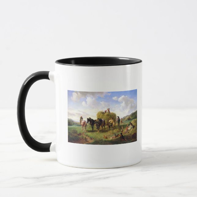 Mug La récolte de foin, 1869 (Gauche)