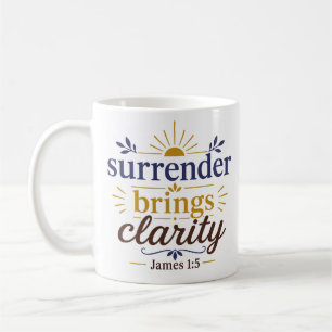 Mug La reddition apporte de la clarté Encouragement ch