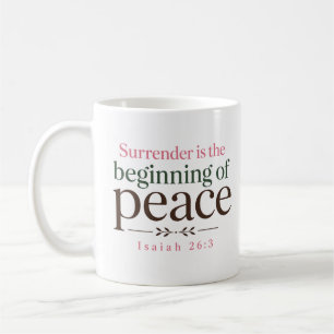 Mug La reddition est le début de la paix Parole de Die