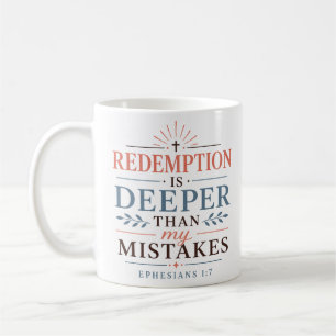 Mug La rédemption est plus profonde que mes erreurs ch