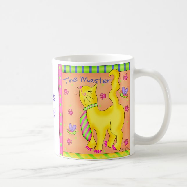 Mug La règle des chats de chats maîtres (Droite)