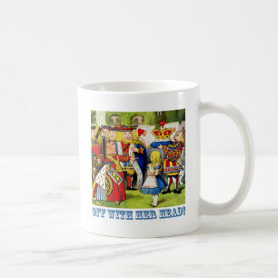 Mug La reine des coeurs crie, "avec sa tête ! "