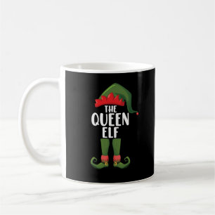 Mug La Reine Elfique Noël en Famille Correspondant Fem