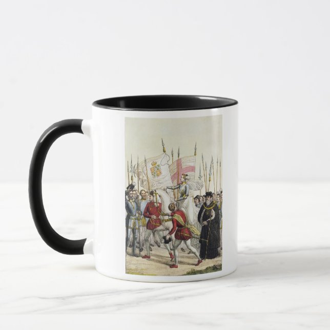 Mug La Reine Elizabeth I (1530-1603) rassemblant les (Gauche)