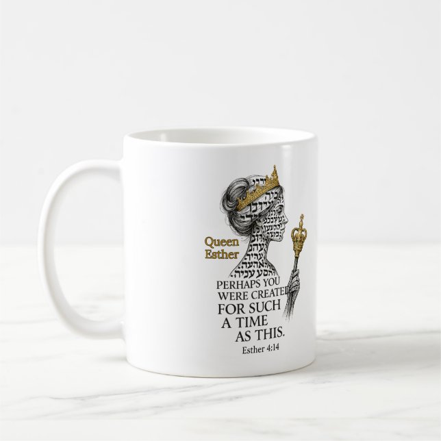 Mug La Reine Esther Pour un Temps Comme Celui-Ci (Gauche)