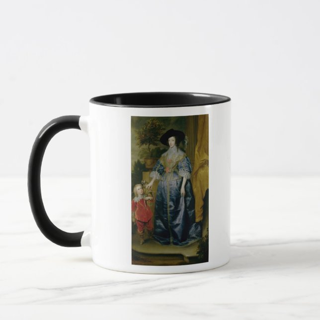 Mug La Reine Henrietta Maria et son nain (Gauche)