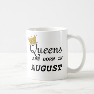 Mug La Reine sont allumées en août coeur et DOS de N
