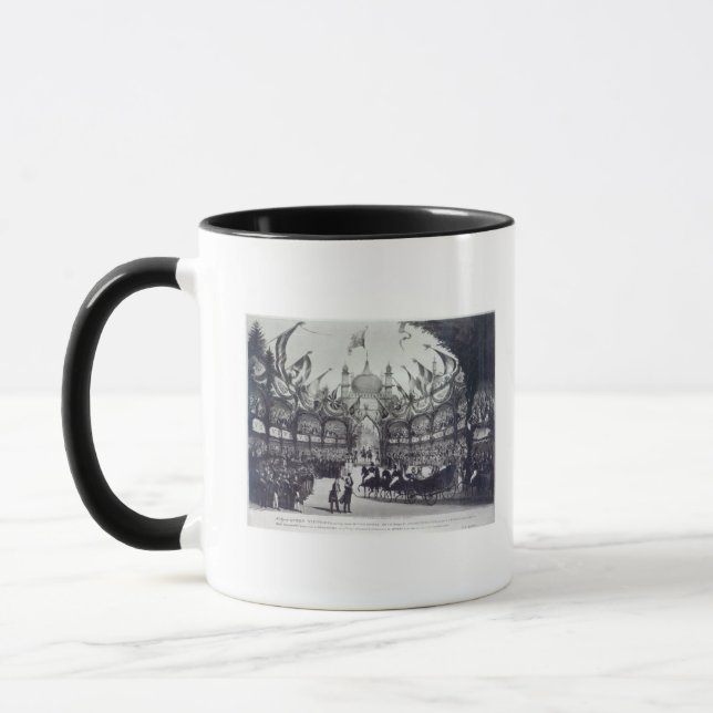 Mug La Reine Victoria visitent d'abord à Brighton (Gauche)
