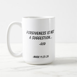 Mug La rémission n'est pas une personnaliser d'un DIEU
