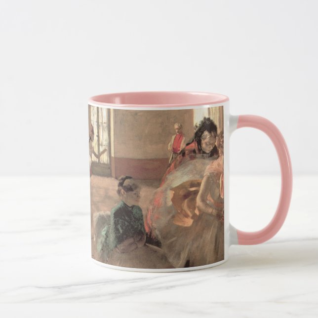 Mug La Répétition par Edgar Degas, Art de ballet vinta (Droite)