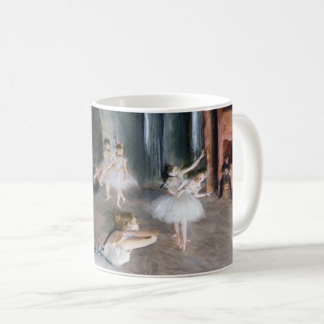 Mug La répétition sur scène, Edgar Degas (Devant droit)