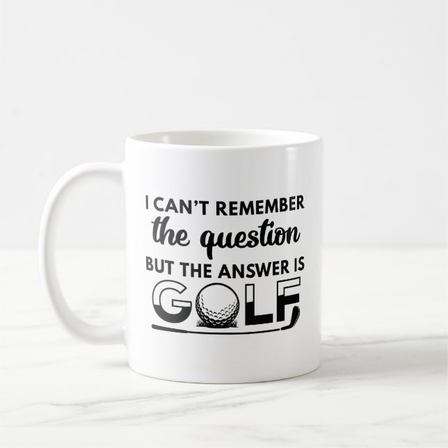 Mug La Réponse Est Le Golf (Gauche)