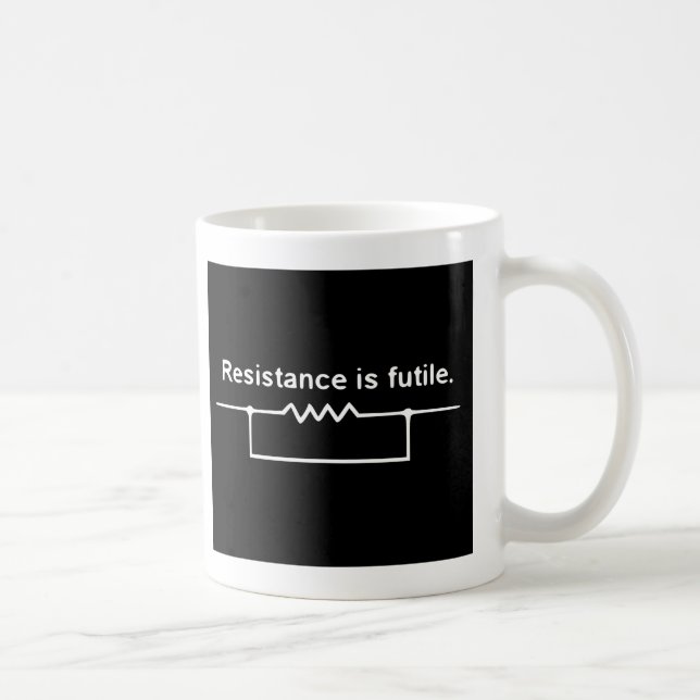 Mug La résistance est futile (Droite)