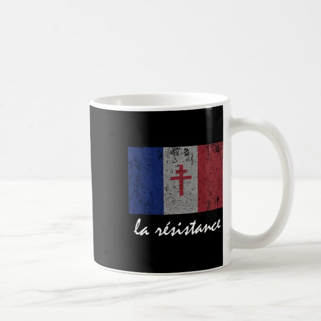Mug La Résistance Le Drapeau Français France Paris 2èm (Droite)