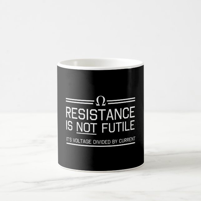 Mug La résistance n'est pas futile (Centre)