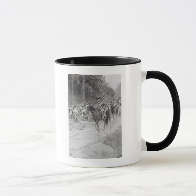 Mug La retraite de Washington de grands prés (Droite)