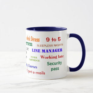 Mug La retraite jurent des mots ennuyant le classique