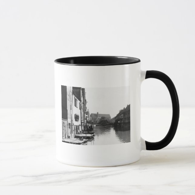 Mug La rivière Gera à Erfurt, Thiringia, c.1910 (Droite)