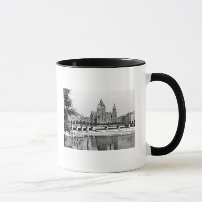 Mug La rivière Isar à Munich, c.1910 (Droite)