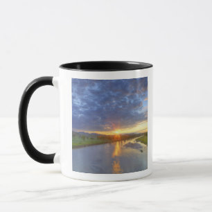 Mug La rivière Powder attrape la dernière lumière à Cu