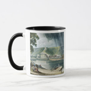 Mug La Roche, des "vues sur la Seine", gravée par T