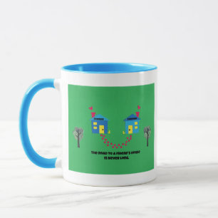 Mug La route à une maison d'amis n'est jamais longue